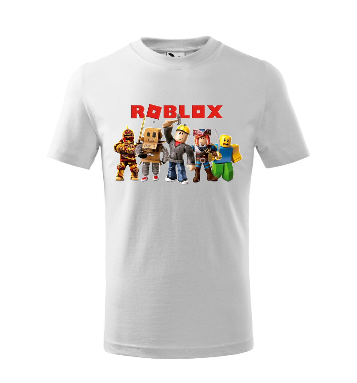 ARoblox detské tričko biele