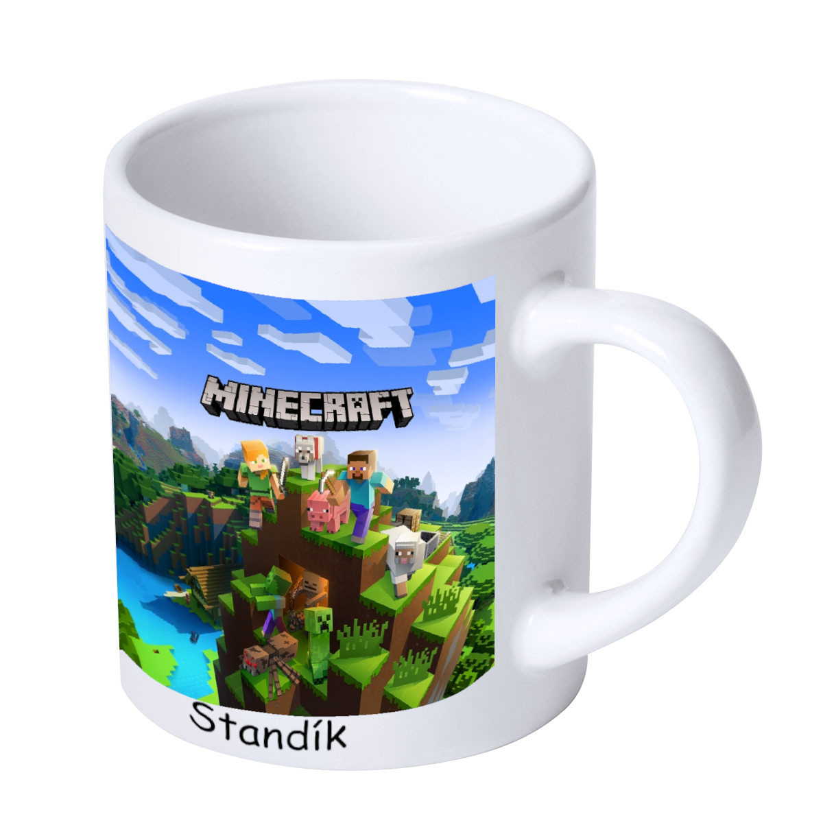 Becks hrnček s menom Minecraft